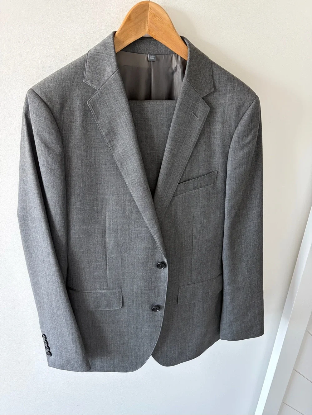 Bonobos Jetsetter Gray Two-Button Men's Suit